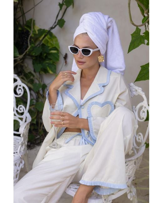 Love Letters X White Dolce Camelia Pyjama