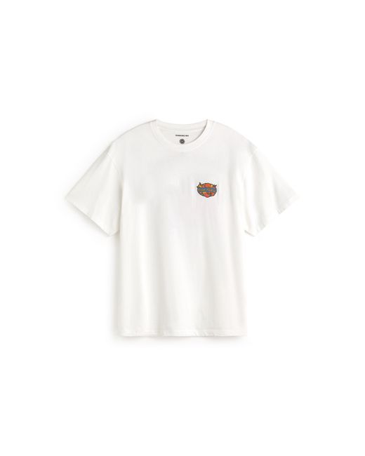 Thinking Mu White Frutas Aaron T-Shirt for men