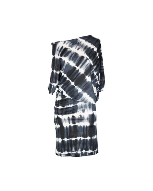 Jennafer Grace Blue Indio Tiedye Angle Dress