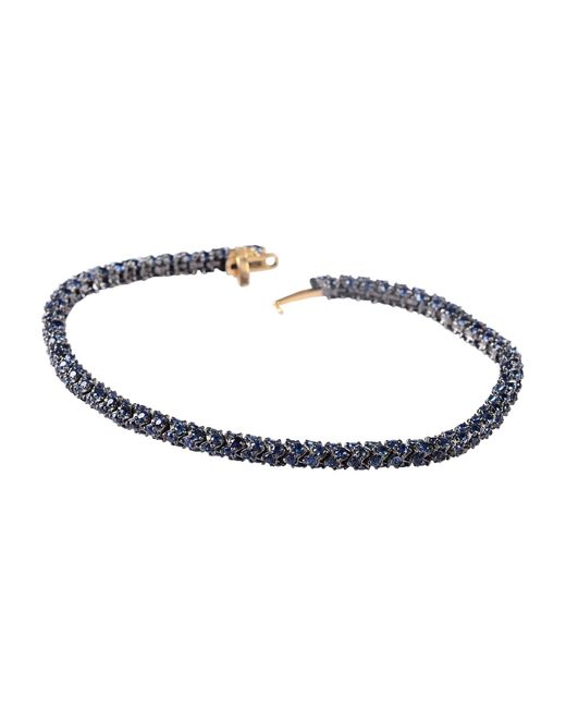 Artisan Blue Sapphire Tennis Bracelet