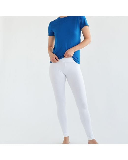 On/Off Essentials White Bamboo High Waisted Legging