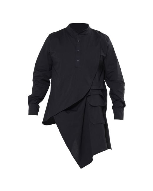 Metamorph Blue Extravagant Long Shirt for men