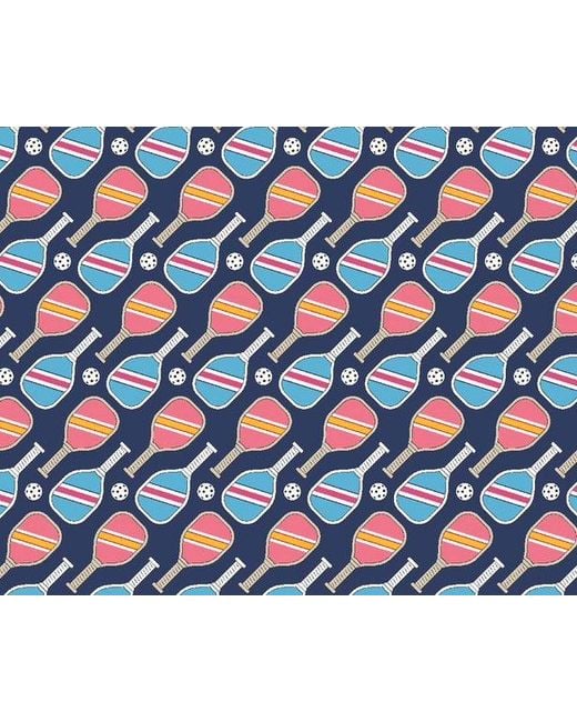 Lazyjack Press Blue Just Dink It Pocket Square for men