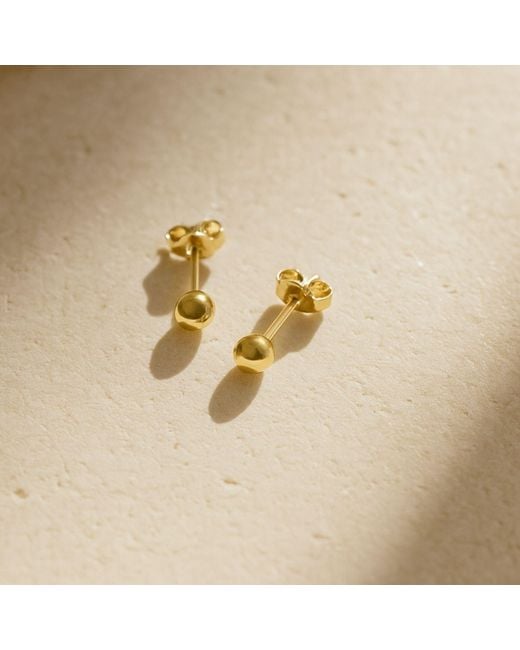 Lily Flo Jewellery Metallic Aurora Stud Earrings Solid