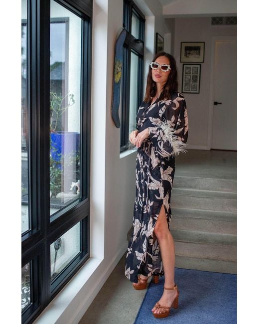 Jennafer Grace Black Marlene Wrap Dress