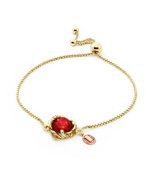Unaloe Metallic Coleus Vermeil Bracelet With Zirconia – Bold Adjustable Statement Jewelry