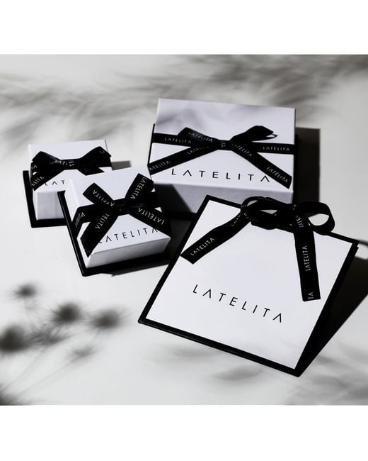 Latelita London Metallic Petal Tennis Bracelet Small