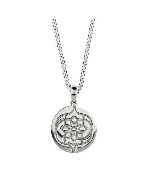 Charlotte's Web Jewellery Metallic Cw Motif Necklace for men
