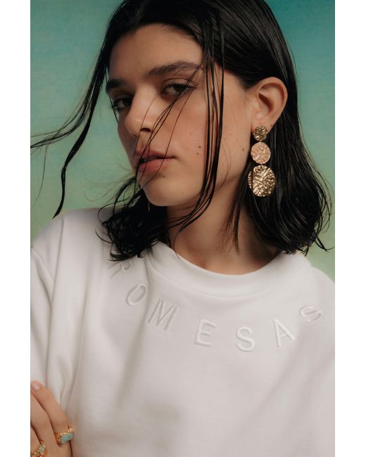 Lavani Jewels Metallic Geyser Earrings