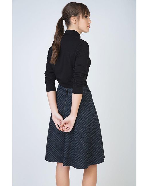 Conquista Black Long Sleeve Polo Neck Jumper