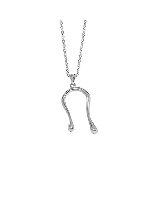 Janus Edinburgh Metallic Sterling Water Liquid Droplets Morar Necklace