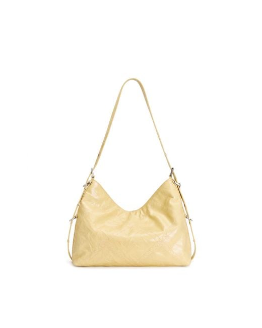 Orange Cube Metallic Metropolitan Chain Hobo