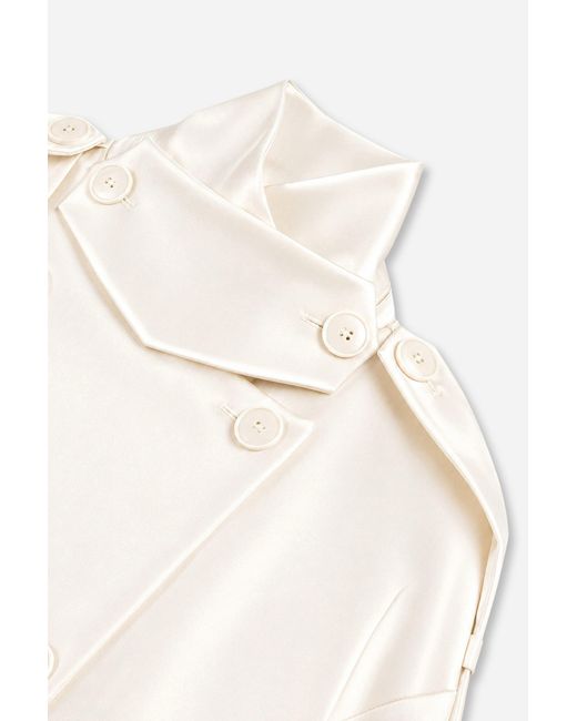 Nocturne Natural Neutrals Oversized Double Breasted Trench Coat