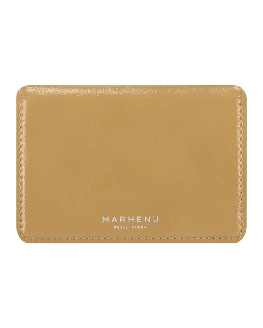 MARHEN.J Metallic Aurora J Wallet Honey