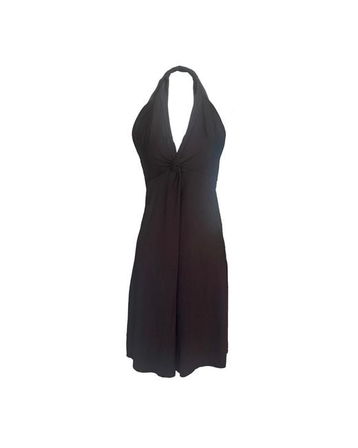 N'Onat Black Soul Summer Halter Neck Dress