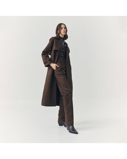 Ats the Label Black Jett Suede Coat