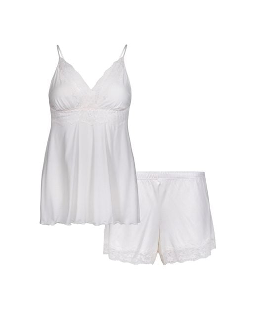 Oh!Zuza White Cream Lace Pajama Set