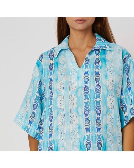 Casa Atelier by Ferdinando Fusco Blue Kos Cozy Dress