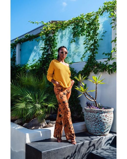 Jennafer Grace Brown Lucy Leopard Bellbottom Trousers