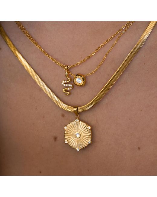 Mickey's Girl Metallic Bella Ray Waterproof Necklace