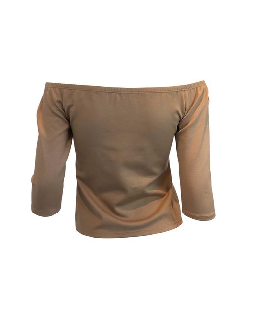 SNIDER Brown Buttercup Top