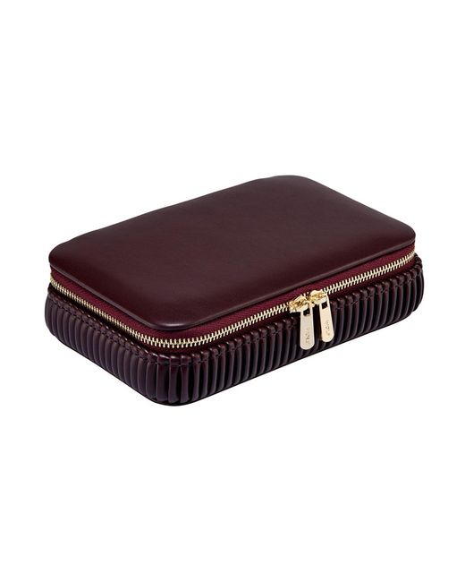 Wolf Purple Bella Zip Jewellery Case
