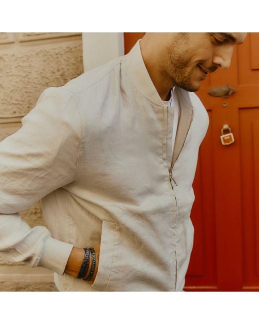 Tateossian Blue Mosaic Bracelet for men