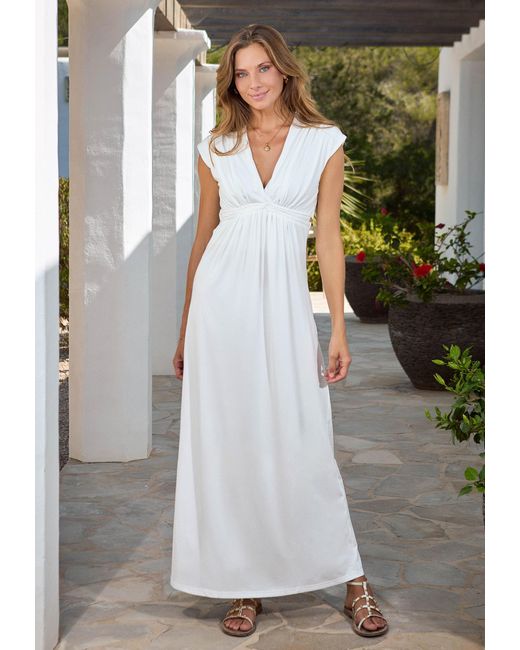 Chic by Lirette White Kimono Dress Natural