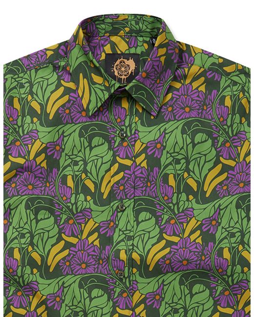 Gresham Blake Green Garden Shirt for men