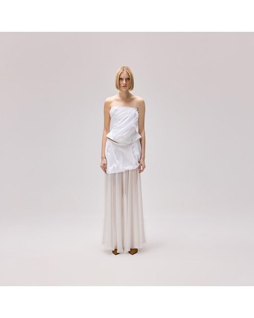 Herfetch White Moon Midi Skirt