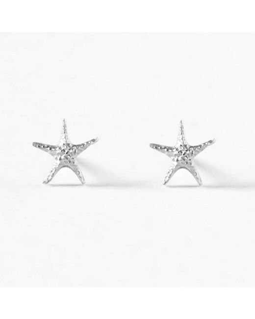Lee Renee Metallic Starfish Earrings