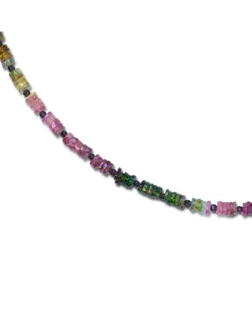 Bombyx House Metallic Tourmaline Heishi Necklace