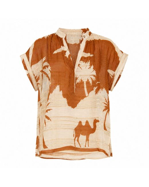 Muche Et Muchette Brown Kha Shirt