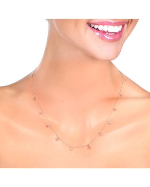 Artisan White Gold Ice Diamond Handmade Chain Necklace Handmade Jewelry