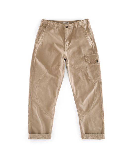 &SONS Trading Co Natural Neutrals Preston Surplus Cargo Pant Khaki for men