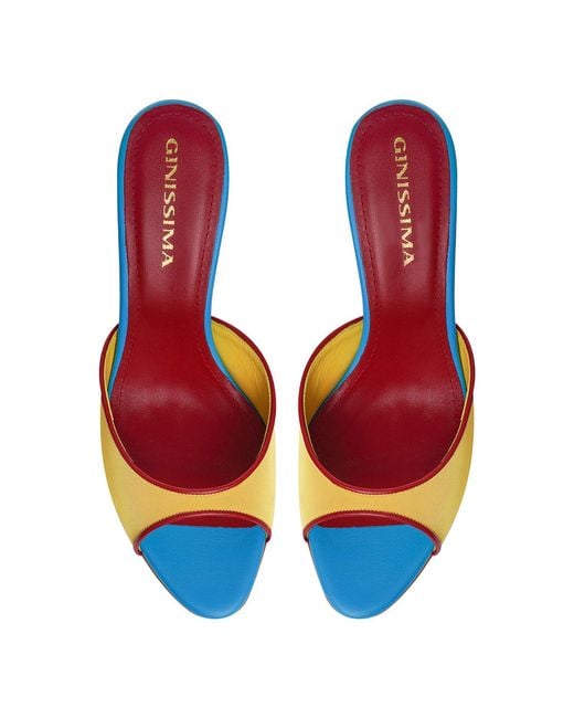 Ginissima Blue Vicky Heeled Sandals