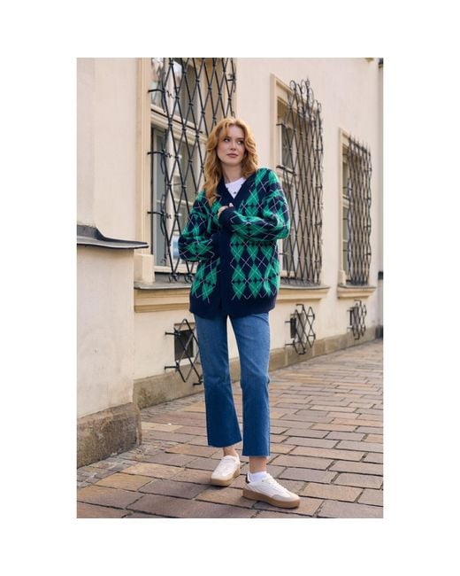 Saachi Green Grandpa Heart Cardigan