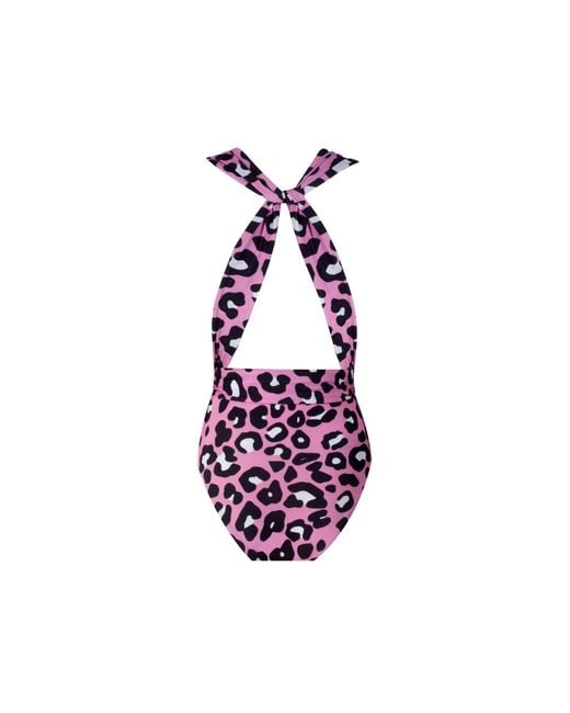 Nur Karaata Purple Leo Swimsuit