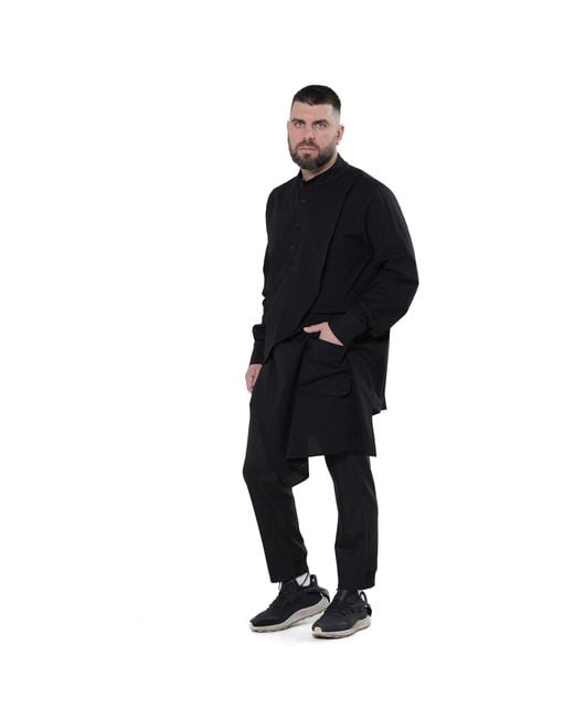 Metamorph Blue Extravagant Long Shirt for men