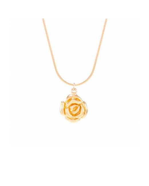 Seven Saints Metallic Mystic Rose Adjustable Necklace, As Seen On Olivia Culpo