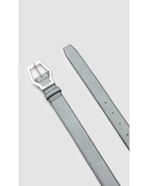 PREVU Gray Karel Belt Midi