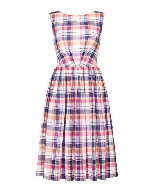 Emily and Fin Multicolor Abigail Dolly Mixture Check Dress