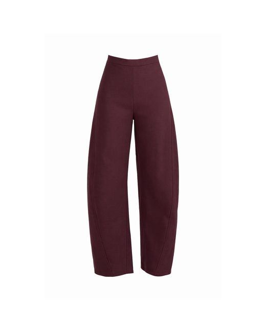 Icon Leva Black Athena Suiting Barrel Leg Pants