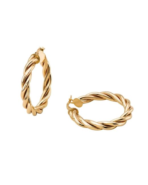 Öugie Metallic The Large Rosalia Hoops
