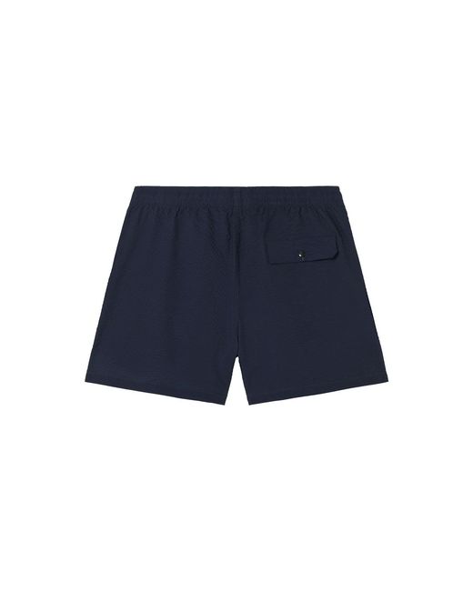 Thinking Mu Blue Seersucker Limpopo Swimsuit for men