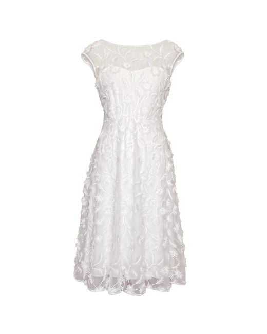 Alie Street London White Melody Midi Lace Wedding Dress
