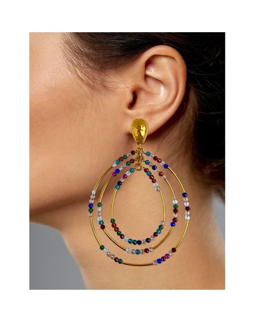 Jaredjamin Metallic Easy Breezy Post Earrings