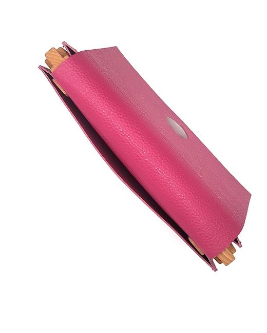 Wood Belt Pink Unique Mini Bag Galapagos Trust 2413