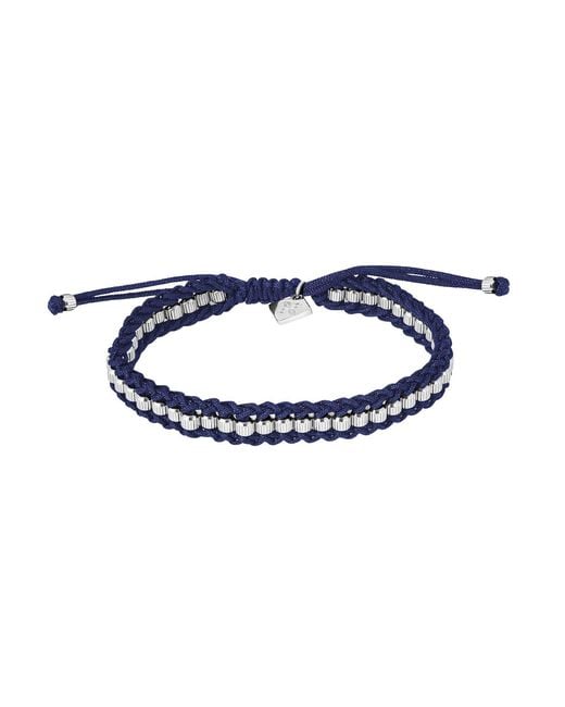 Tateossian Blue Thompson Friendship Bracelet for men