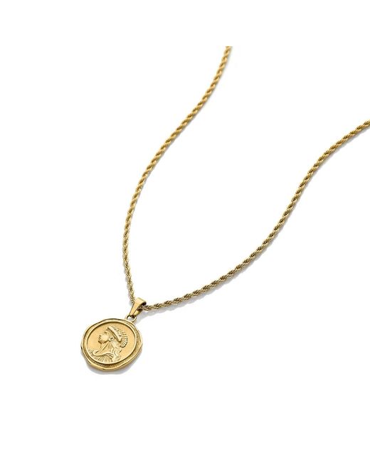 Bermuda Watch Company Metallic Maivelle Athena Rope Chain Necklace